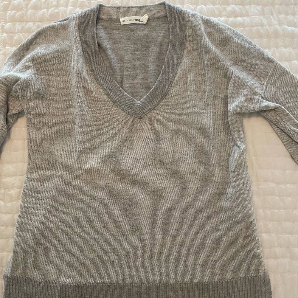 Rag and Bone V Neck Merino Sweater Size XS